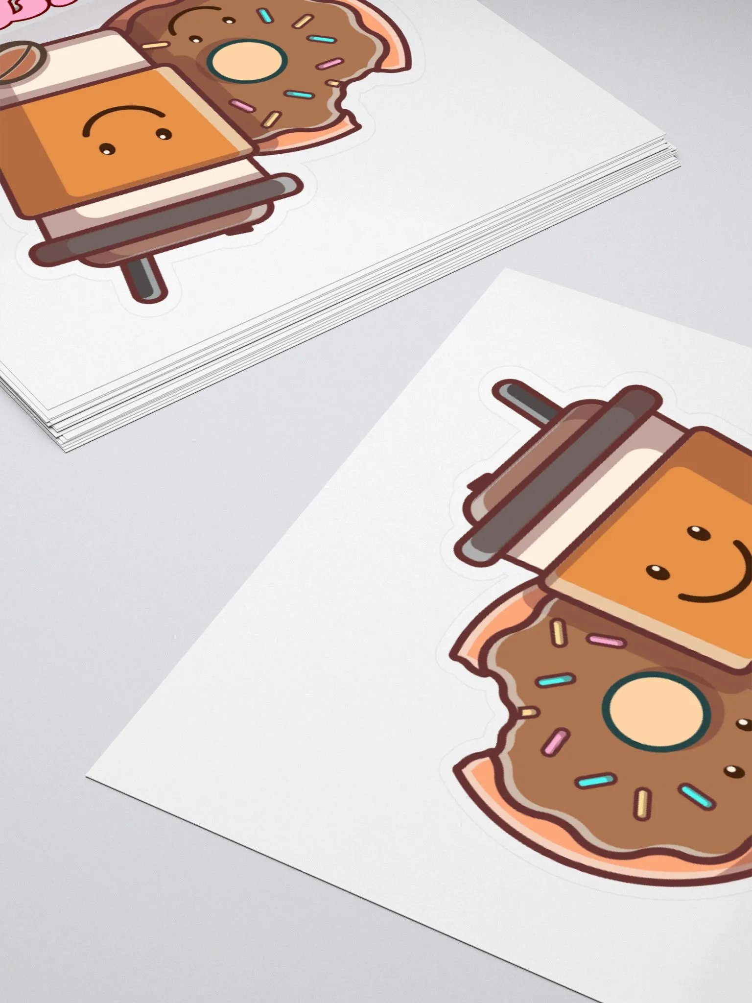 BFFs Coffee and Donut Sticker product image (4)