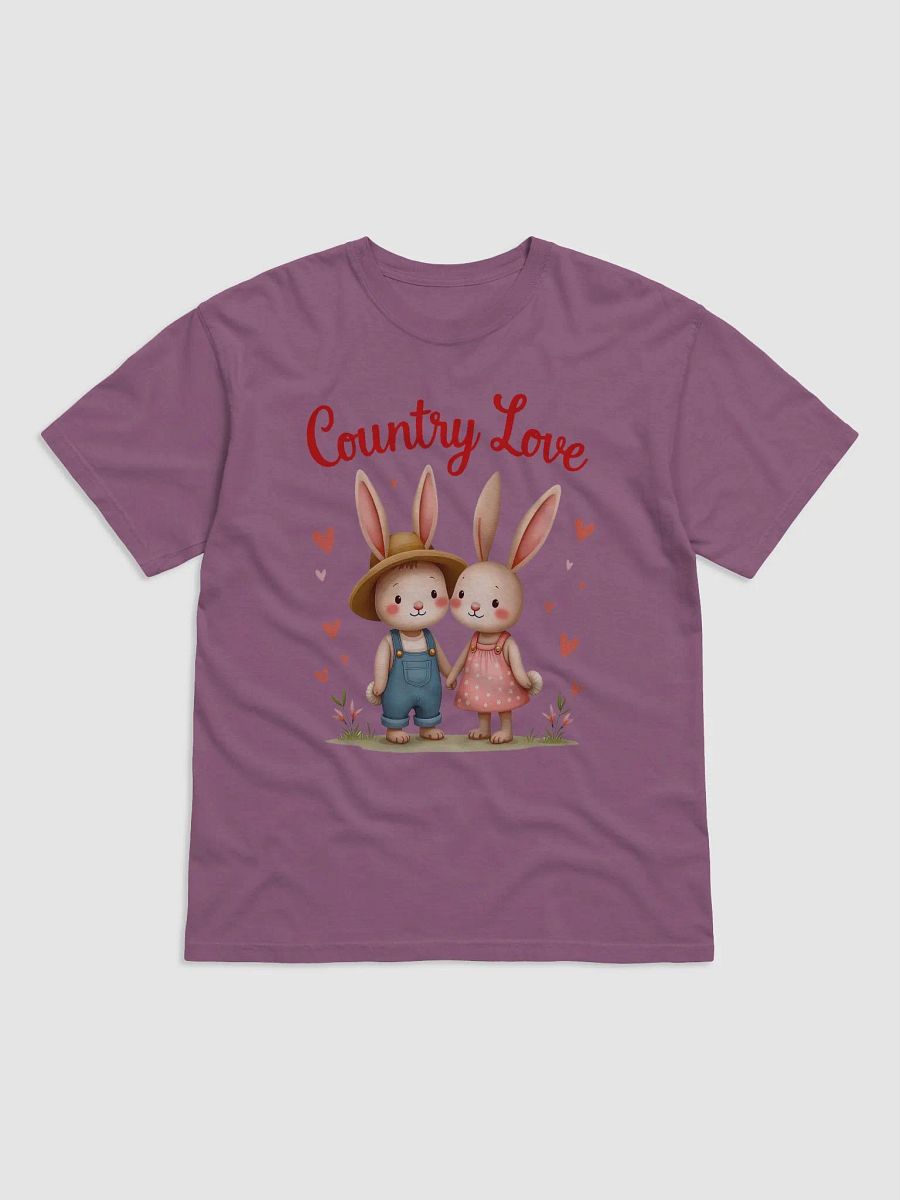 Country Love Rabbits Graphic T-Shirt product image (1)