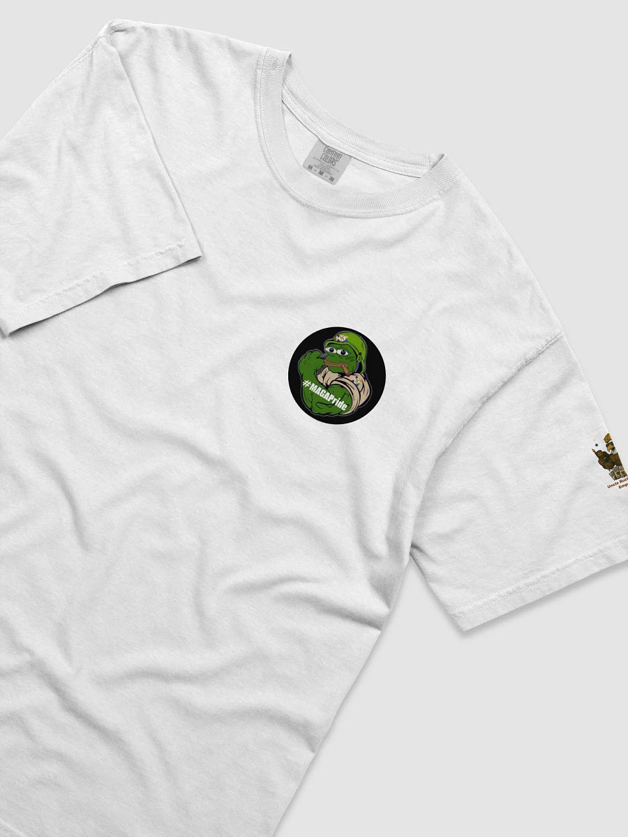 🤍💪🐸 #MAGAPride™ Tactical Tee – Ceremonial White (Chest Print Only) product image (3)