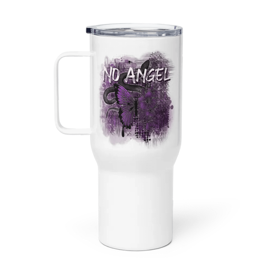 No Angel Purple Soft Grunge Travel Mug w/ Handle product image (6)