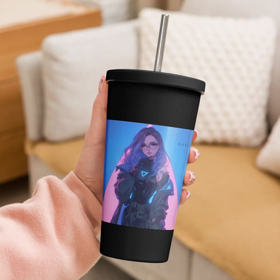 Cyberpunk V.2 Tumbler with a Straw product image (9)