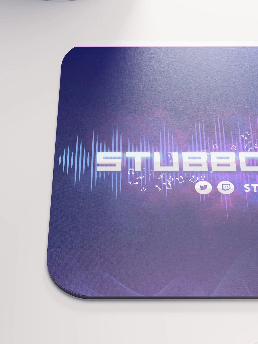 Vibrant StubbornlyTv Wave Mouse Pad product image (6)