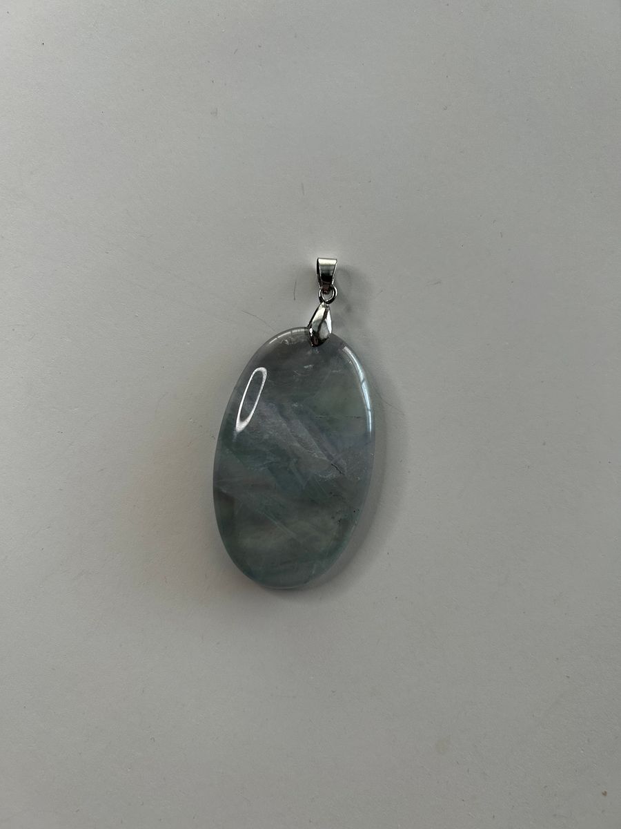 Fluorite Crystal Oval Pendant product image (1)