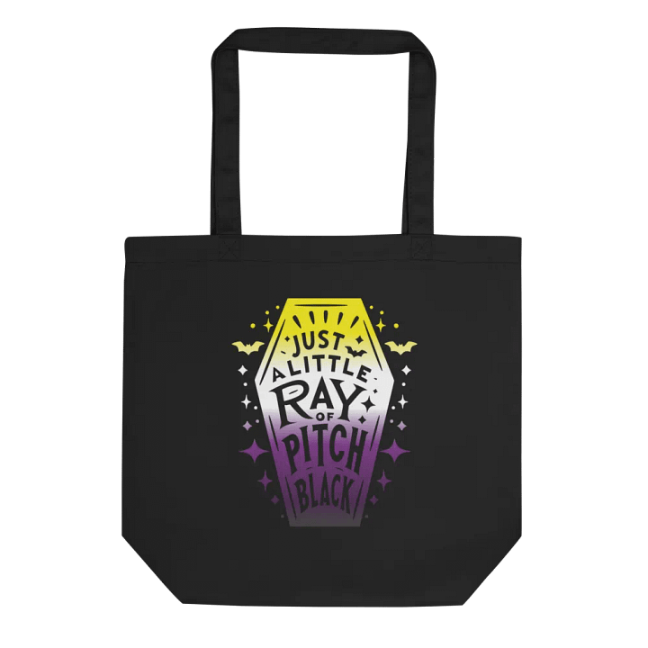 Little Ray Nonbinary Flag Tote product image (1)