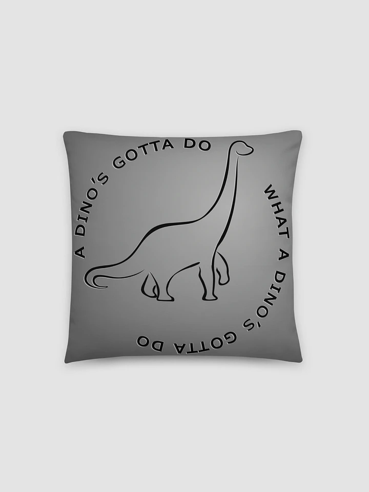 Dinos Gotta Do Pillow [Dark] product image (1)