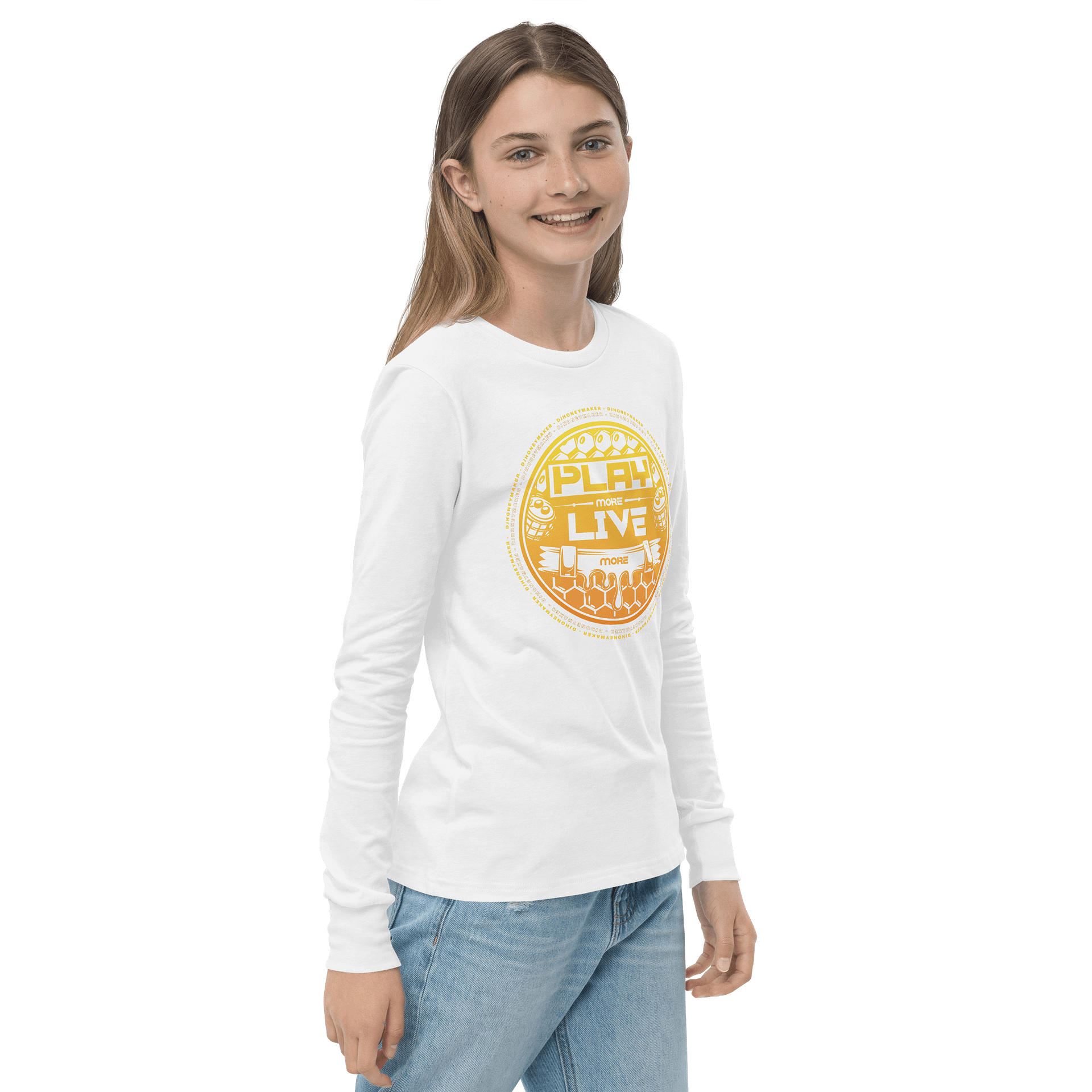 Play More Live More Youth Long Sleeve T-Shirt product image (36)