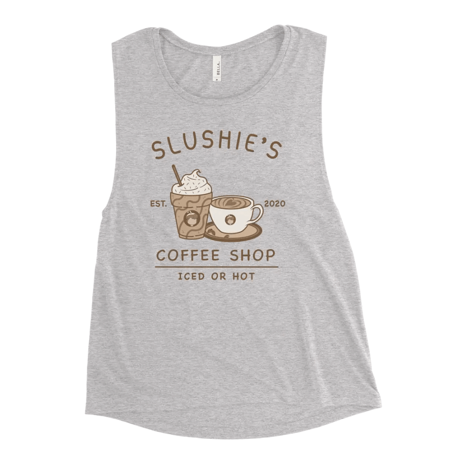 Slushie's Coffee Shop (Brown) | Women's Muscle Tank product image (1)