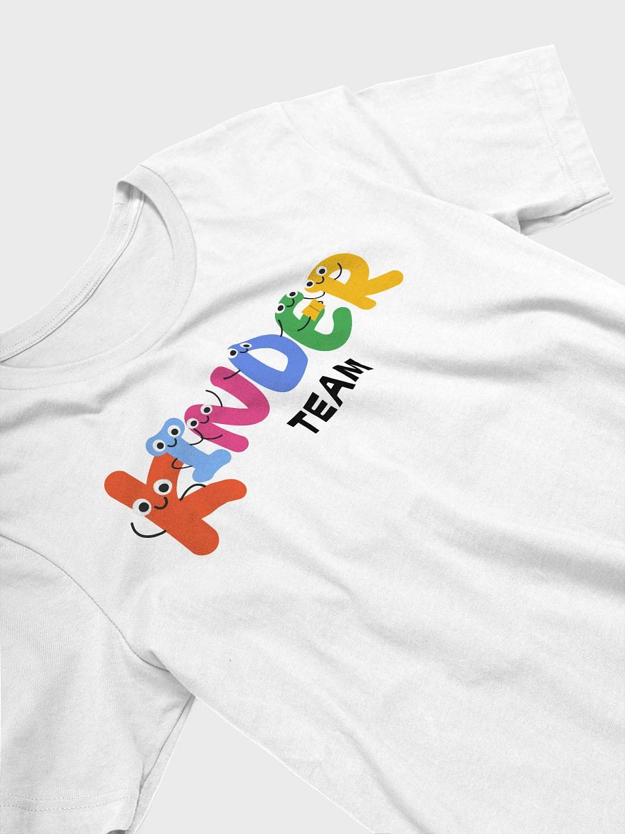 KINDER TEAM Cute Letter Characters T-Shirt product image (3)