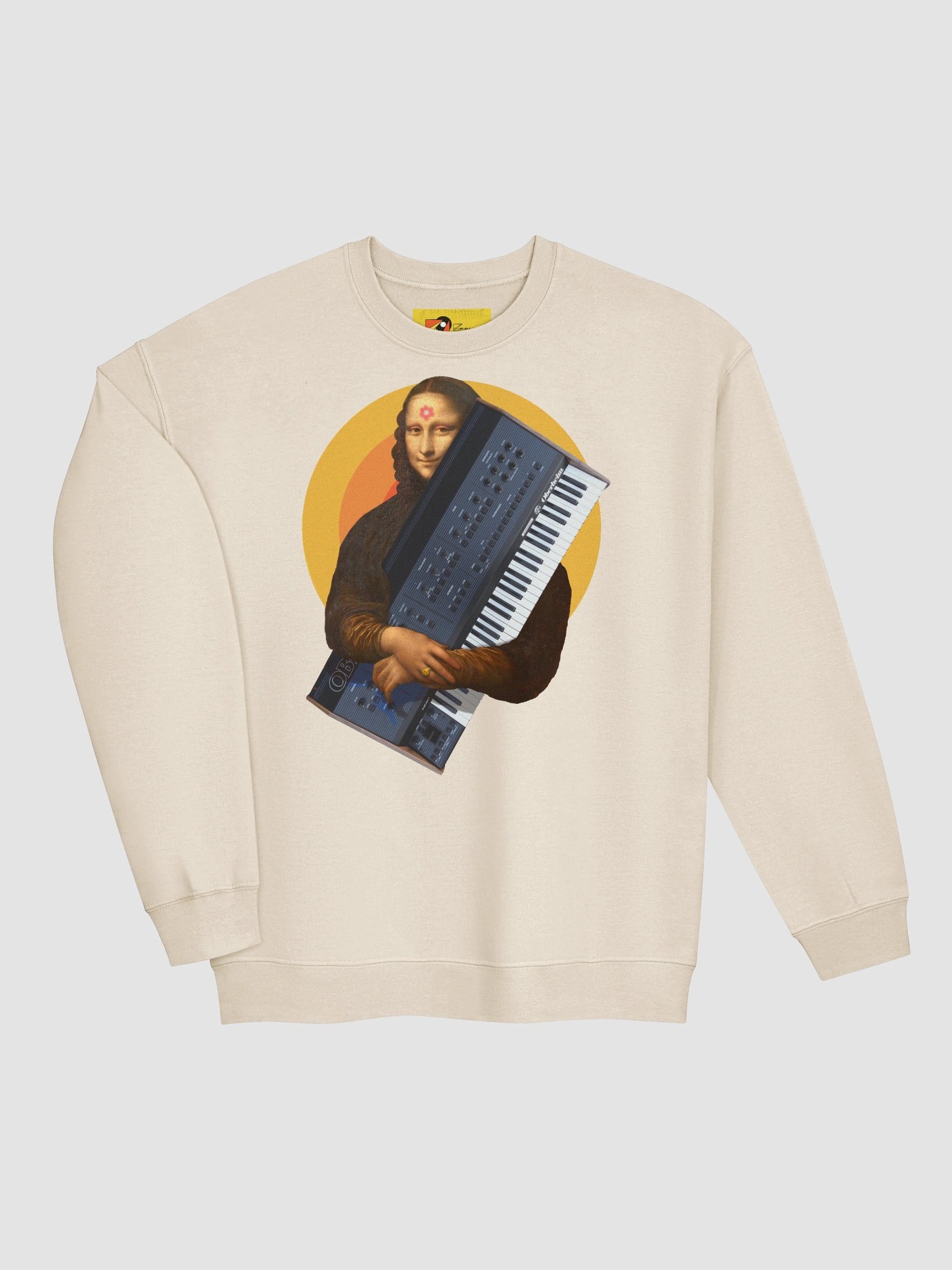 MoBNa LiXA by Frank Fonik (Oberheim OB-XA), Techno EDM Classic Crewneck Sweatshirt product image (16)