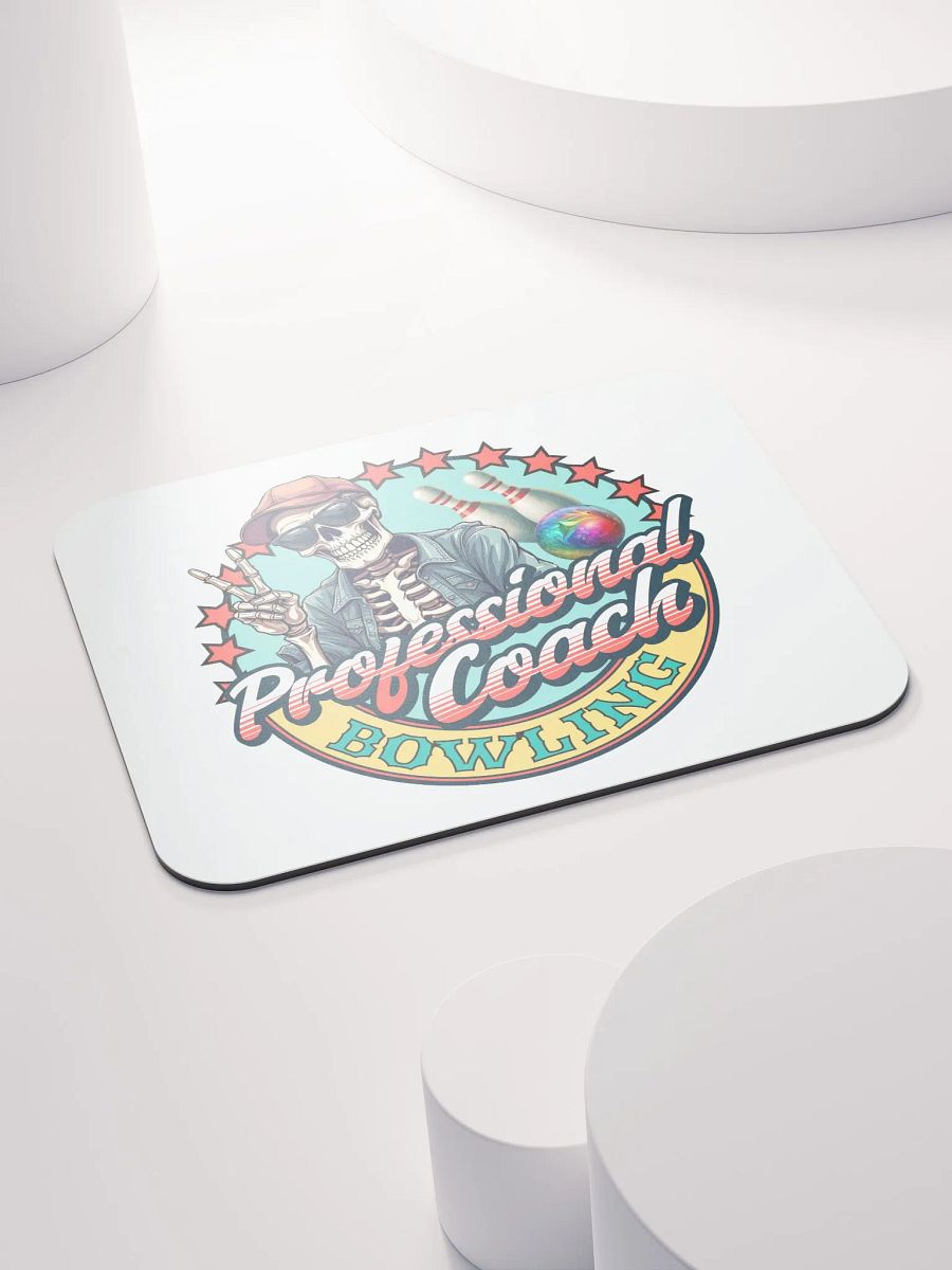Professional Coach Bowling Skeleton Mouse Pad product image (4)