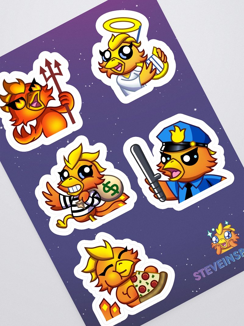 Spawոzone Sticker Sheet 3