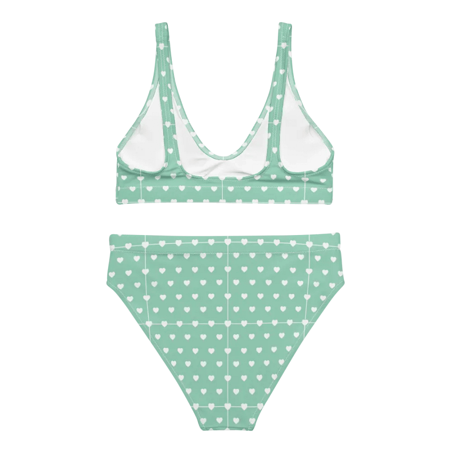 Pastel Heart Seamless Pattern High Waisted Bikini - V1 product image (5)