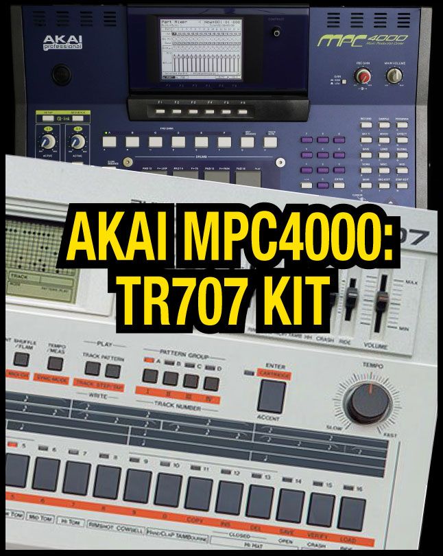 Akai MPC4000: TR707 Kit product image (1)