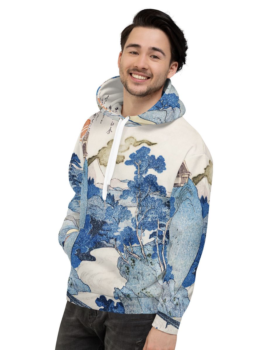Fuji no Yukei All-Over Print Recycled Unisex Hoodie product image (11)