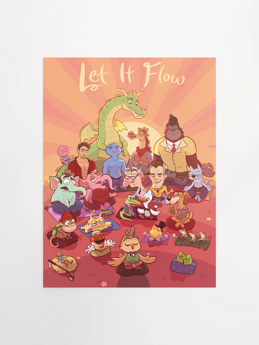 Let It Flow (12 x 16 Poster) product image (1)