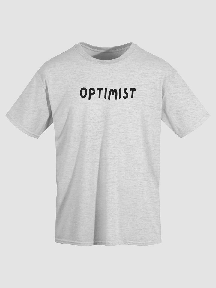 “OPTIMIST” Upbeat Unisex T-Shirt product image (2)