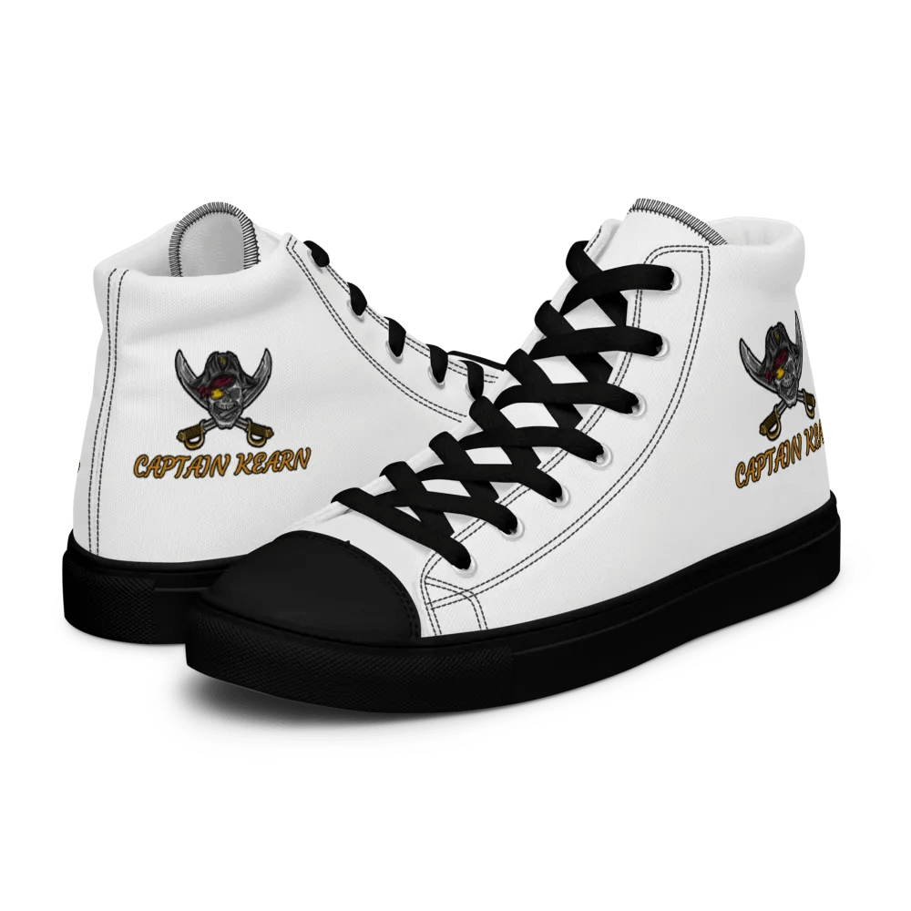 Captain's Skull High Top Canvas Shoes product image (10)