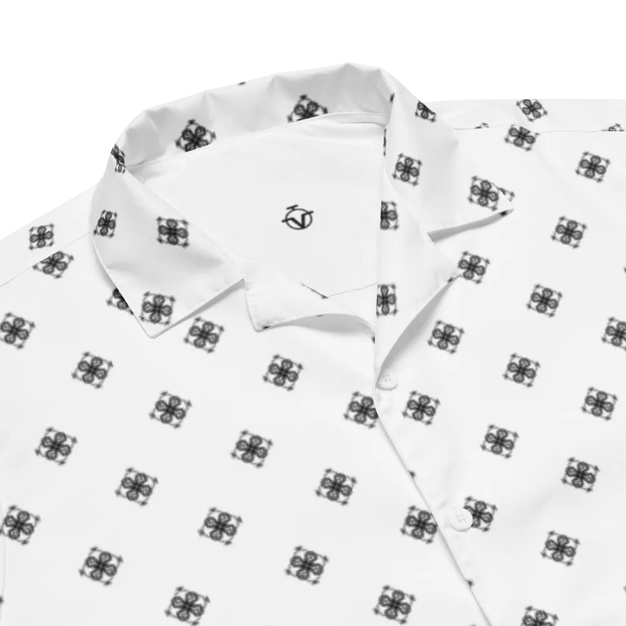 Breezy Tropics Button-Down OVT Quadfecta Logos Shirt product image (5)