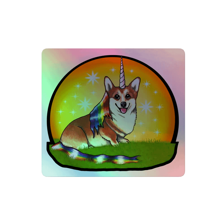 Unicorgi Holo Sticker product image (2)