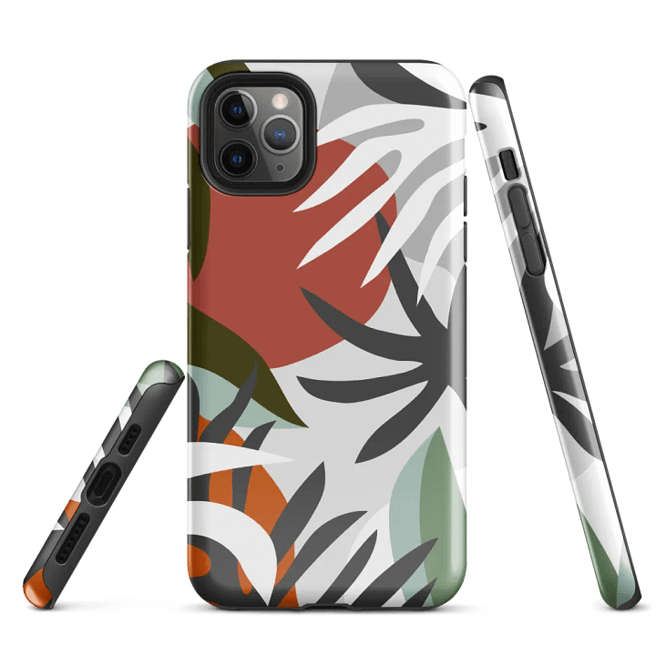 Abstract Foliage Fusion iPhone Tough Case product image (1)