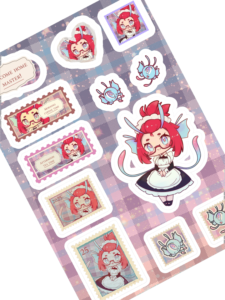 SpaceMaid - sticker sheet product image (1)