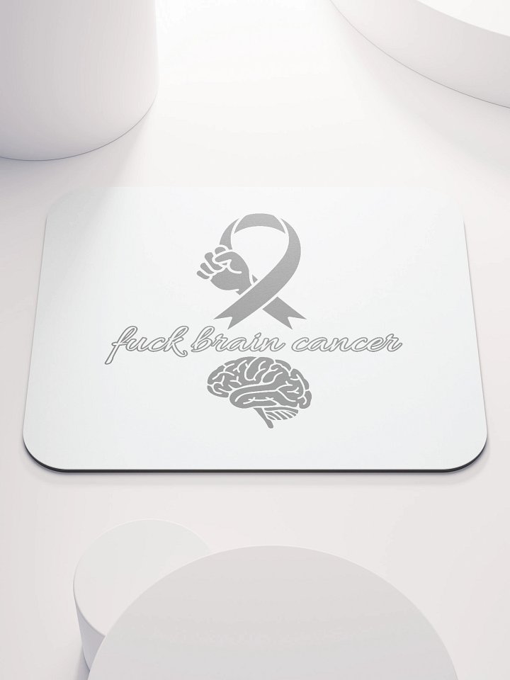 Fuck brain Cancer mouse pad product image (1)