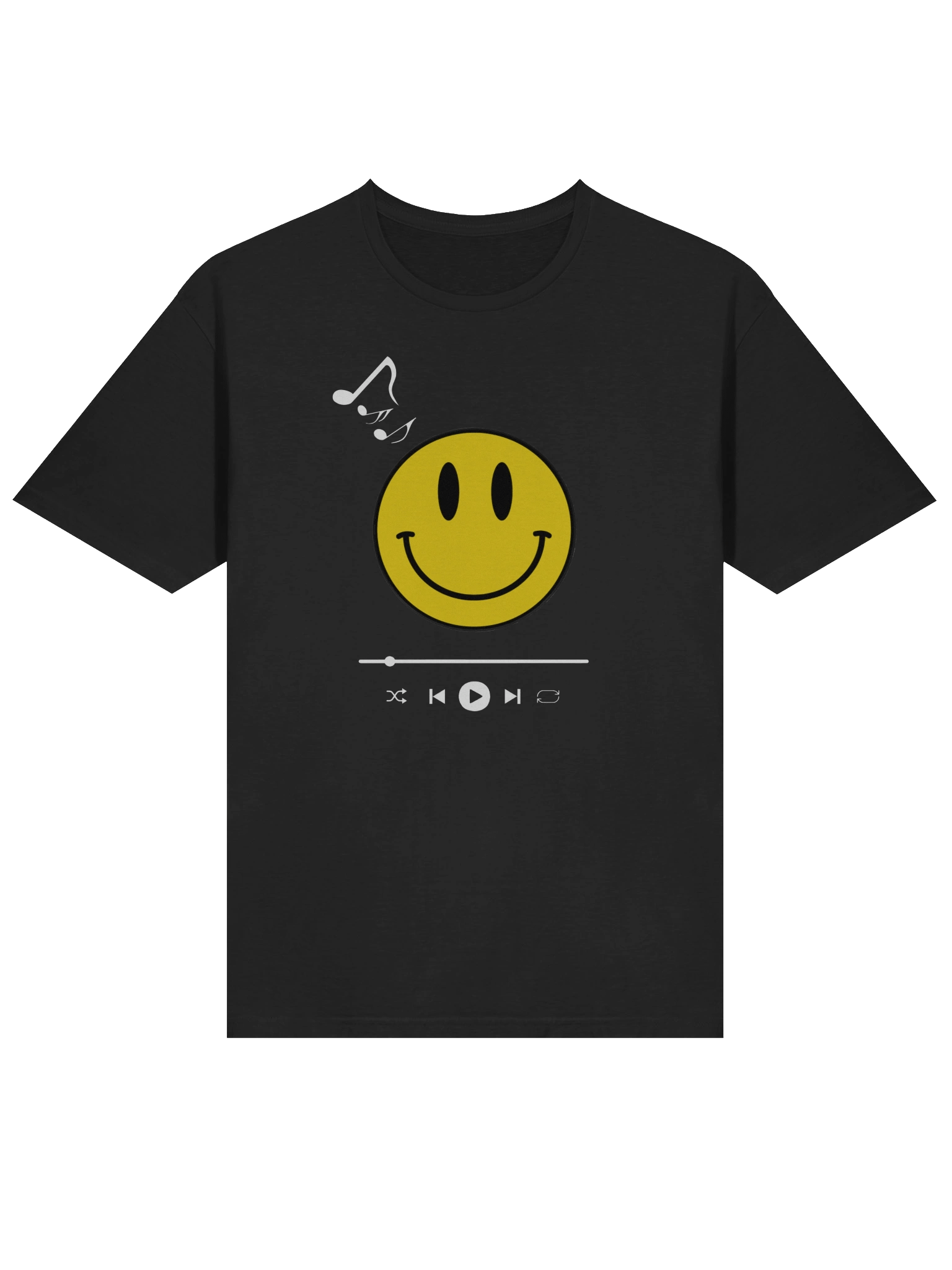 Smiley Face Music T-Shirt product image (3)