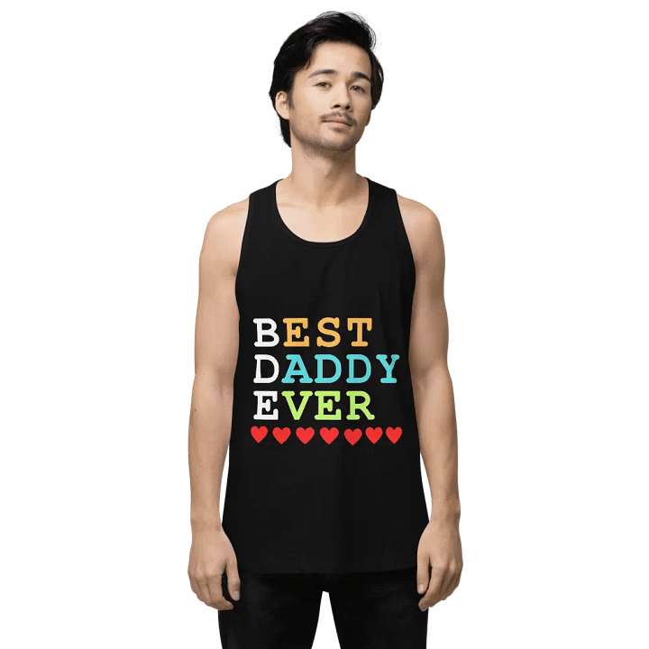Best Daddy Ever Cotton Heritage Men's Premium Tank product image (1)