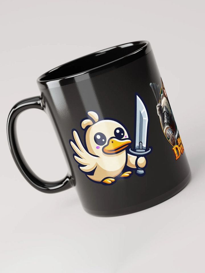 Duck Swordfight Glossy Mug product image (1)