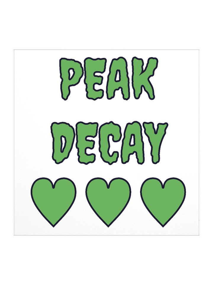 Peak Decay stickers product image (1)