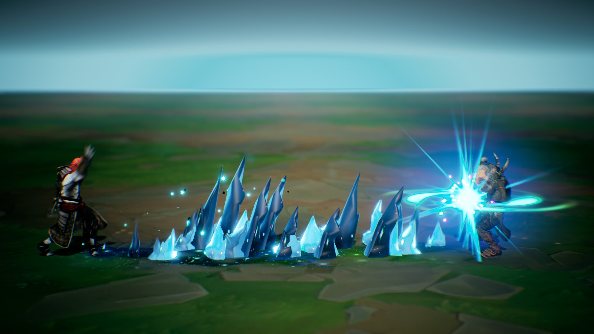 Ice Projectile Attack FX in Unreal Engine 5.5 Niagara 👉 Trailer product image (1)