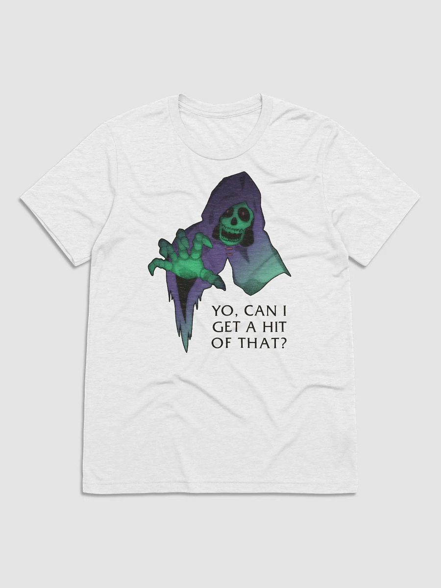 HOODED FIGURE T-SHIRT [WHITE FLECKED] product image (1)