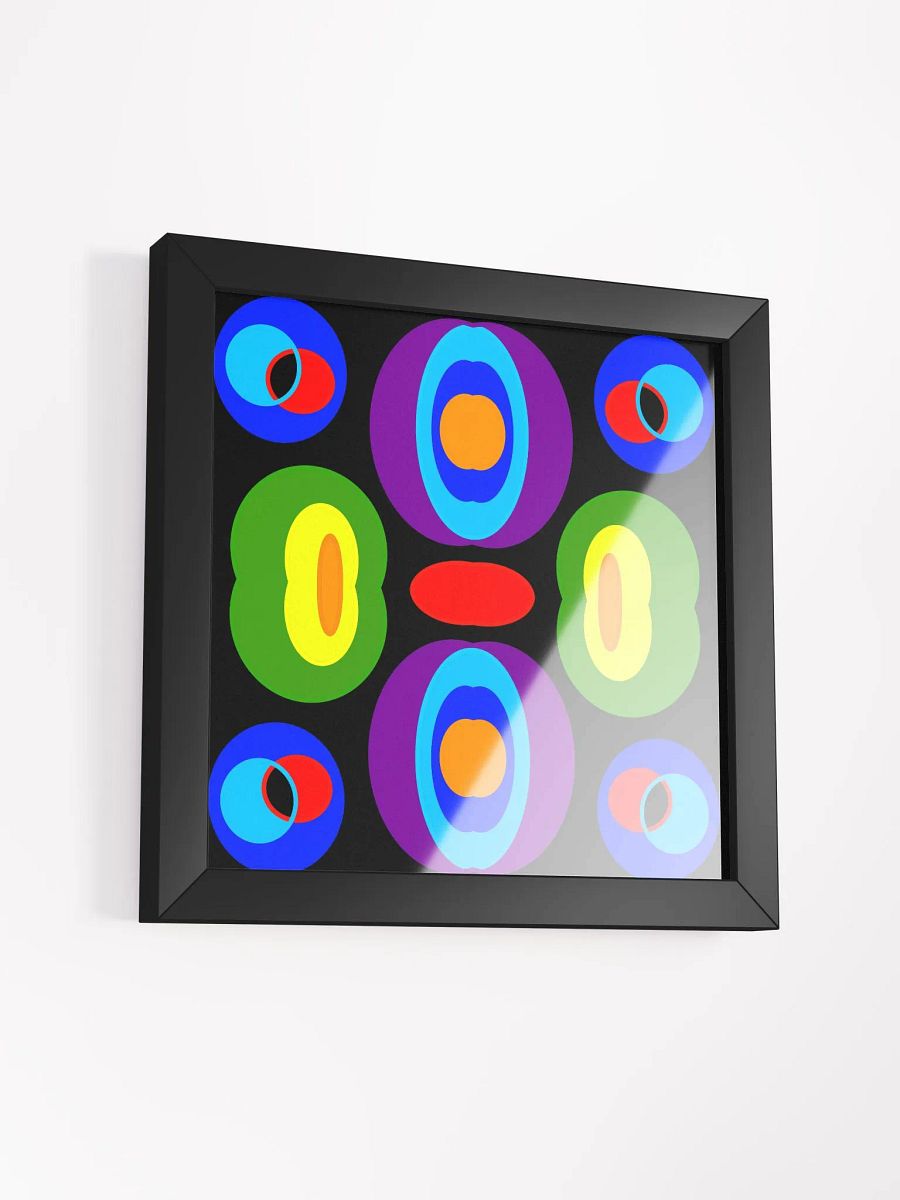 Symmetry in Color Framed Poster product image (11)