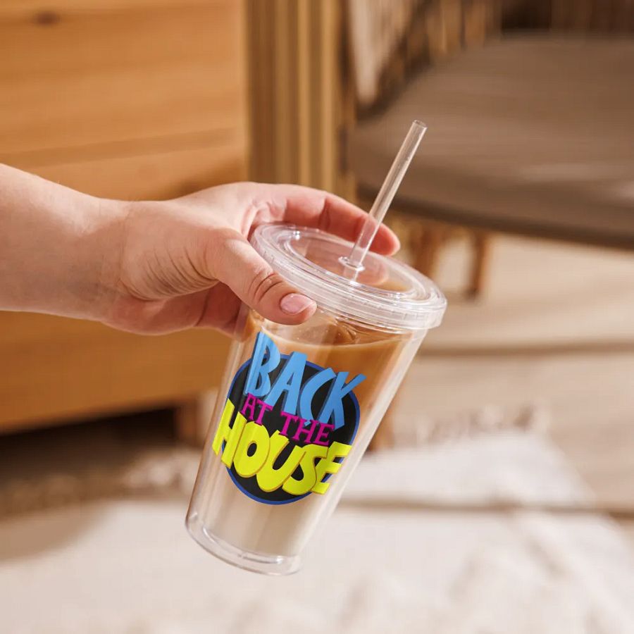 Back at the House Plastic Tumbler (Doubled-Walled) product image (6)