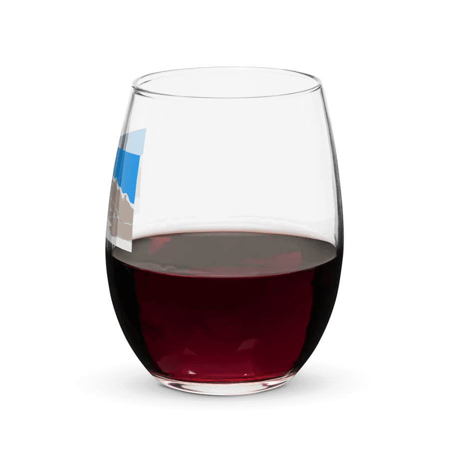 Gilbert Peak wine glass (colored sketch) product image (7)