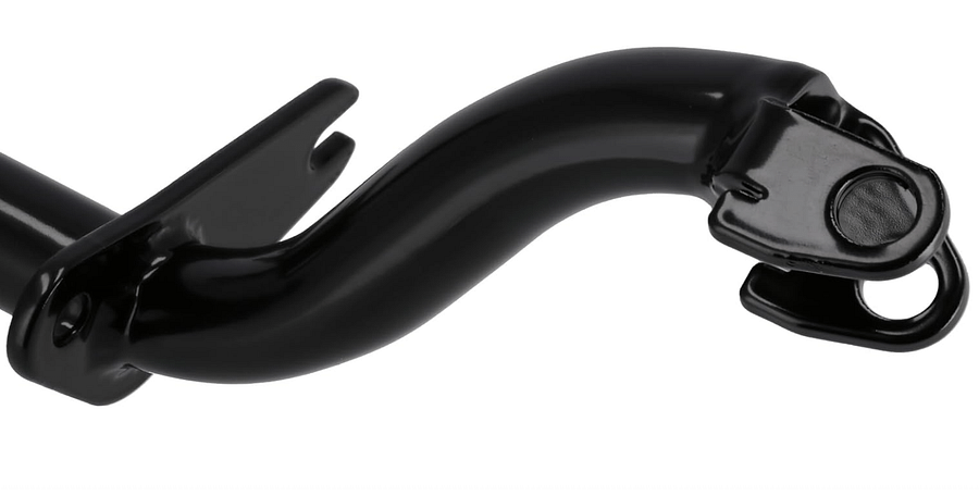 LangTuning LT Fußrastenträger, für MX Fußrasten - Stahl-Aluminium, Schwarz, Vorder product image (3)