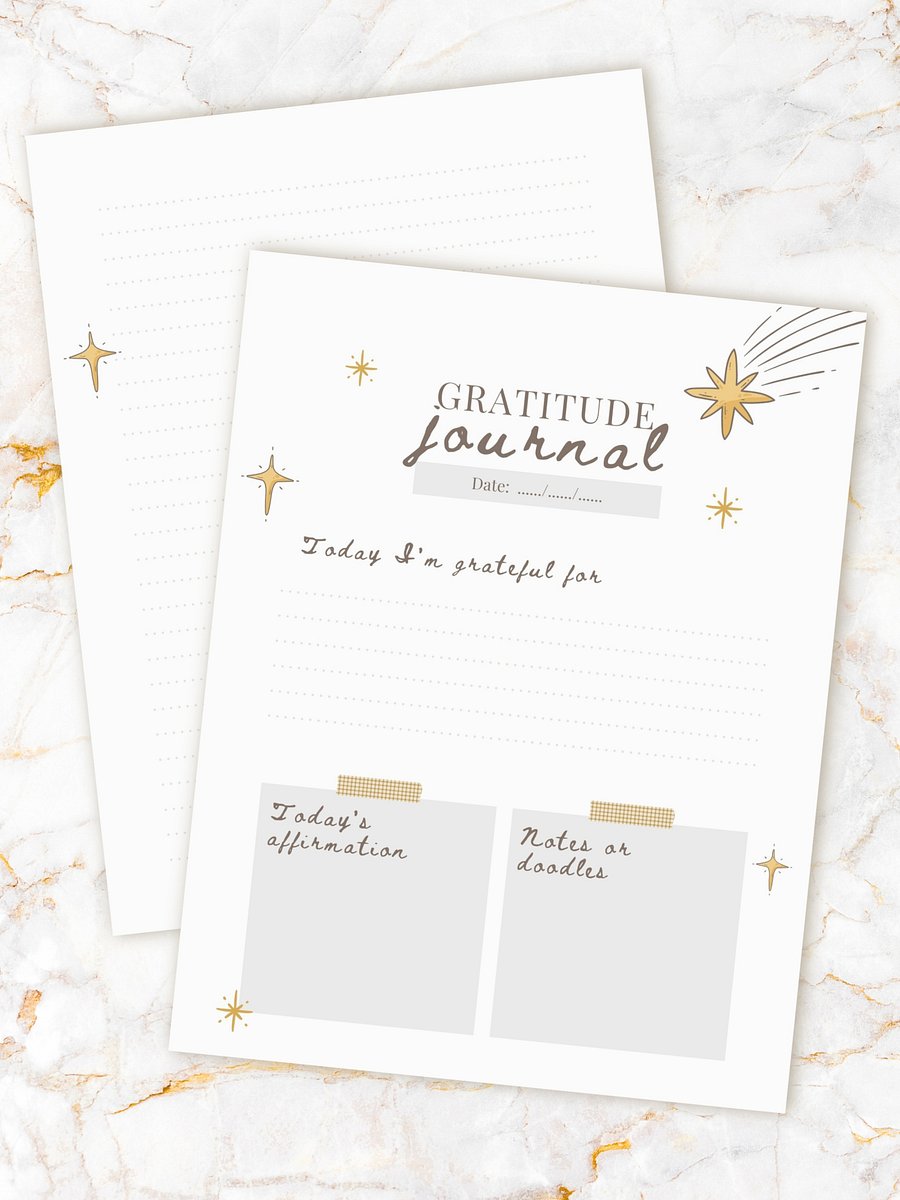 Daily Gratitude Journal Page product image (2)