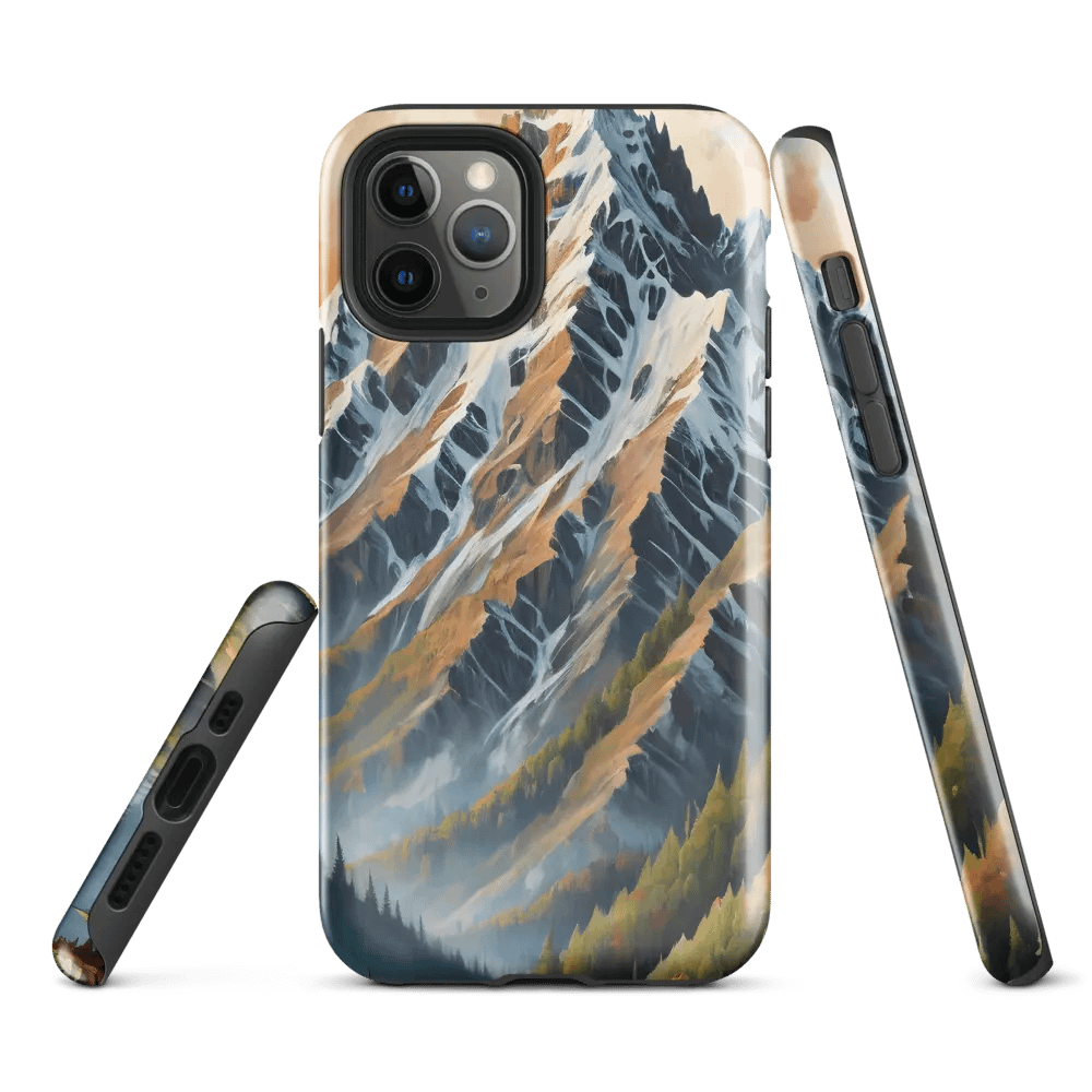 Tough Phone Case for iPhone® - Snow-Capped Mountain Summit product image (1)