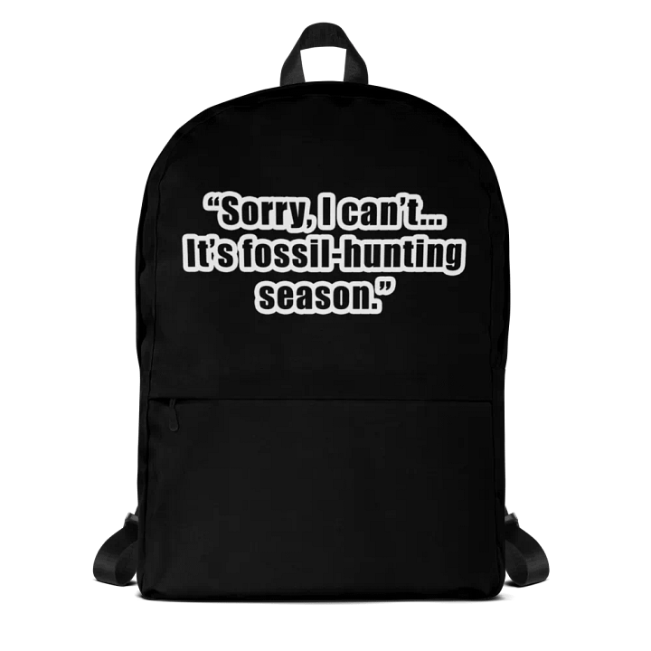 Fossil Hunting Season Backpack! product image (1)