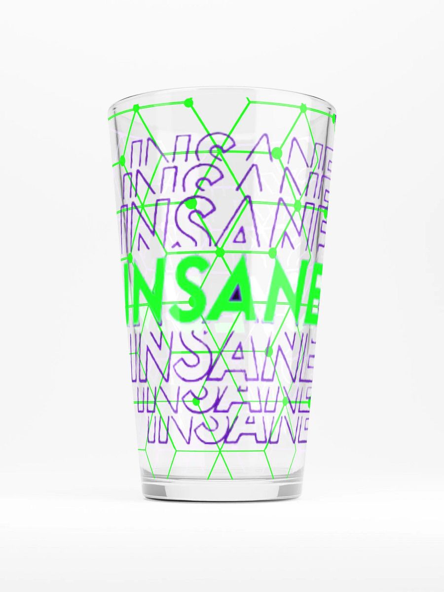 Insane Asylum Pint Glass product image (2)