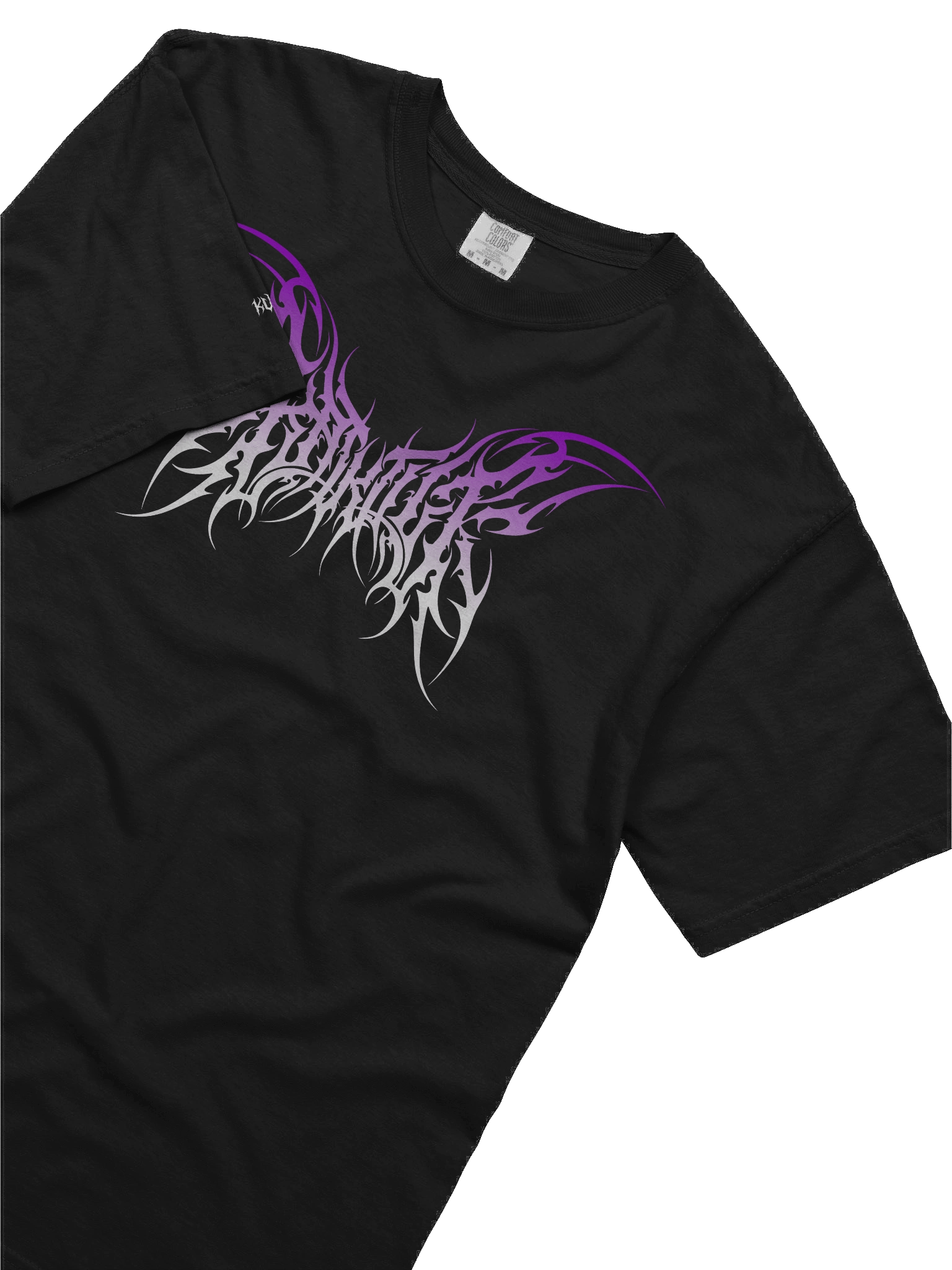 Kat Kult Comfort Colors T-Shirt (Purple & White logo) product image (29)