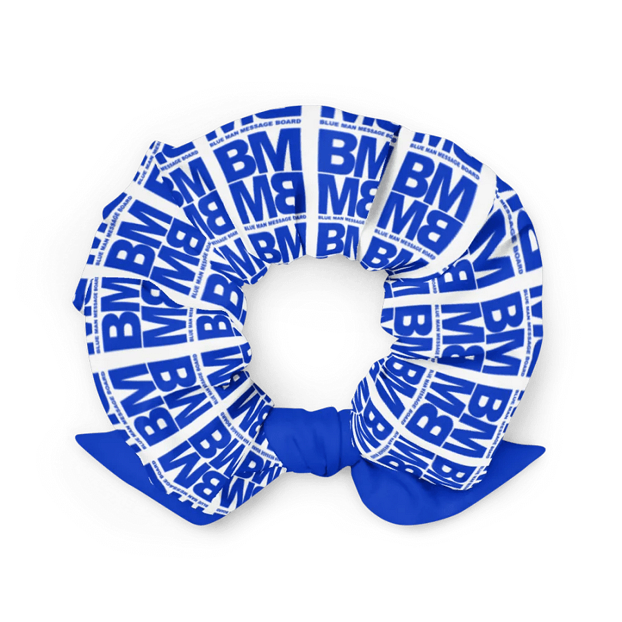 Blue Man Message Board Logo Scrunchie product image (3)