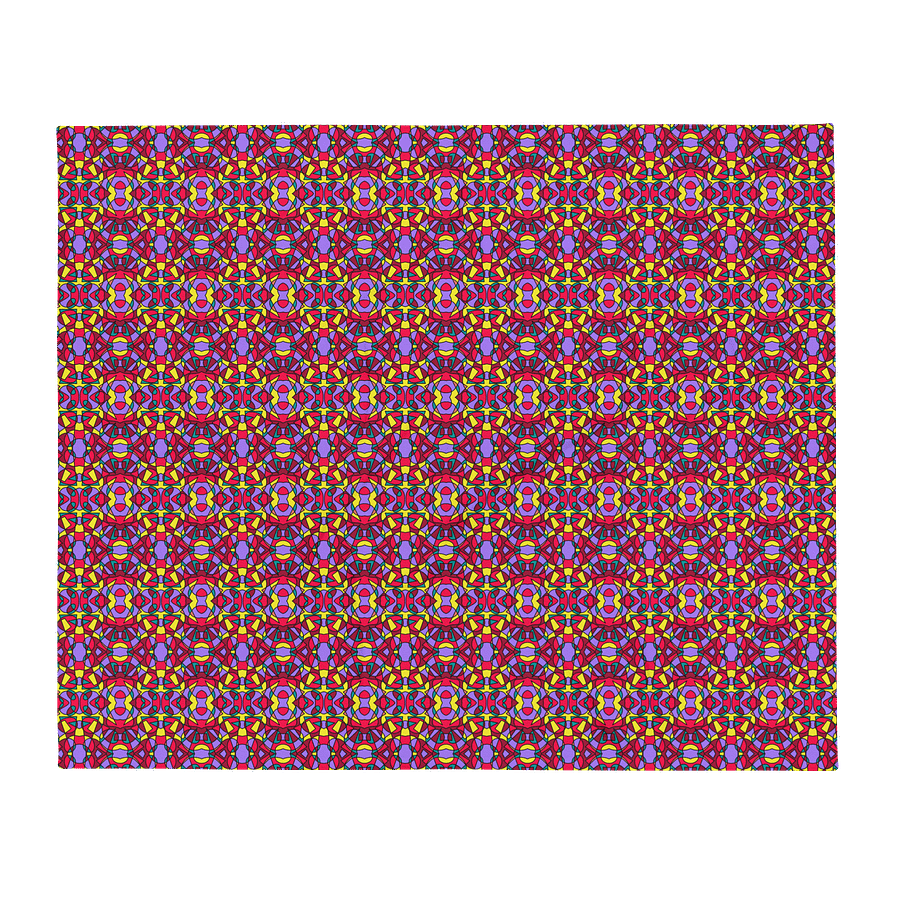 Retro Circus Ticket – Throw Blanket product image (3)