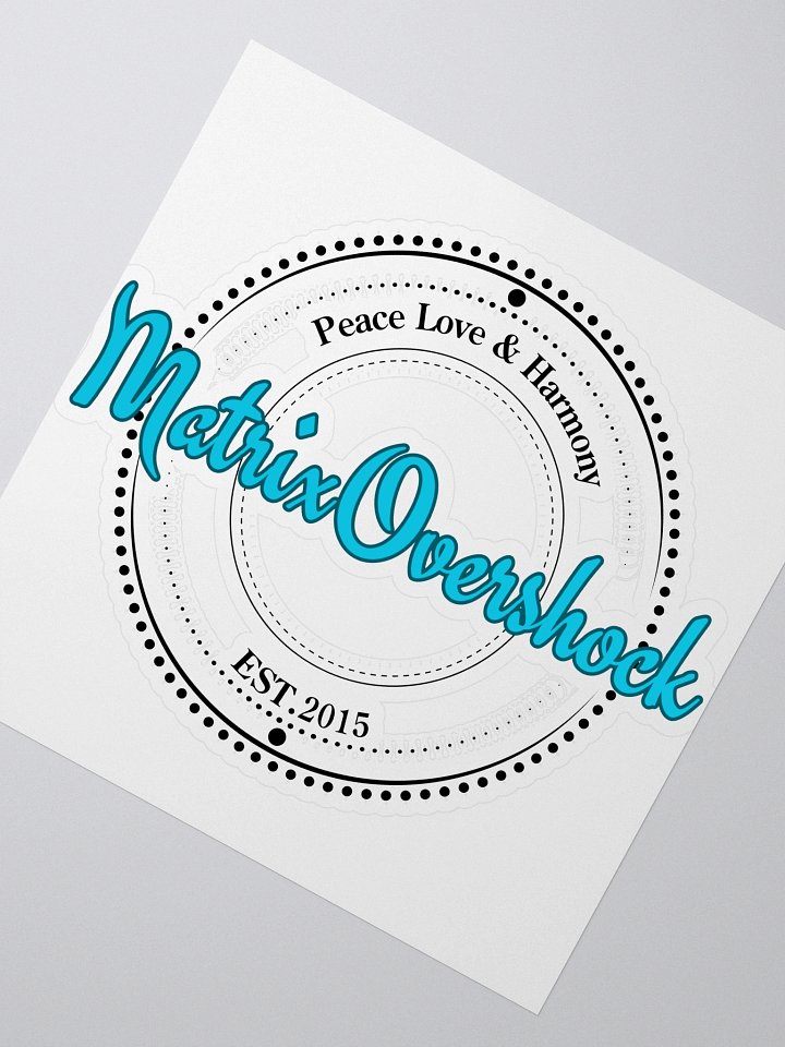 5.5x5.5 Peace Love & Harmony Sticker product image (2)