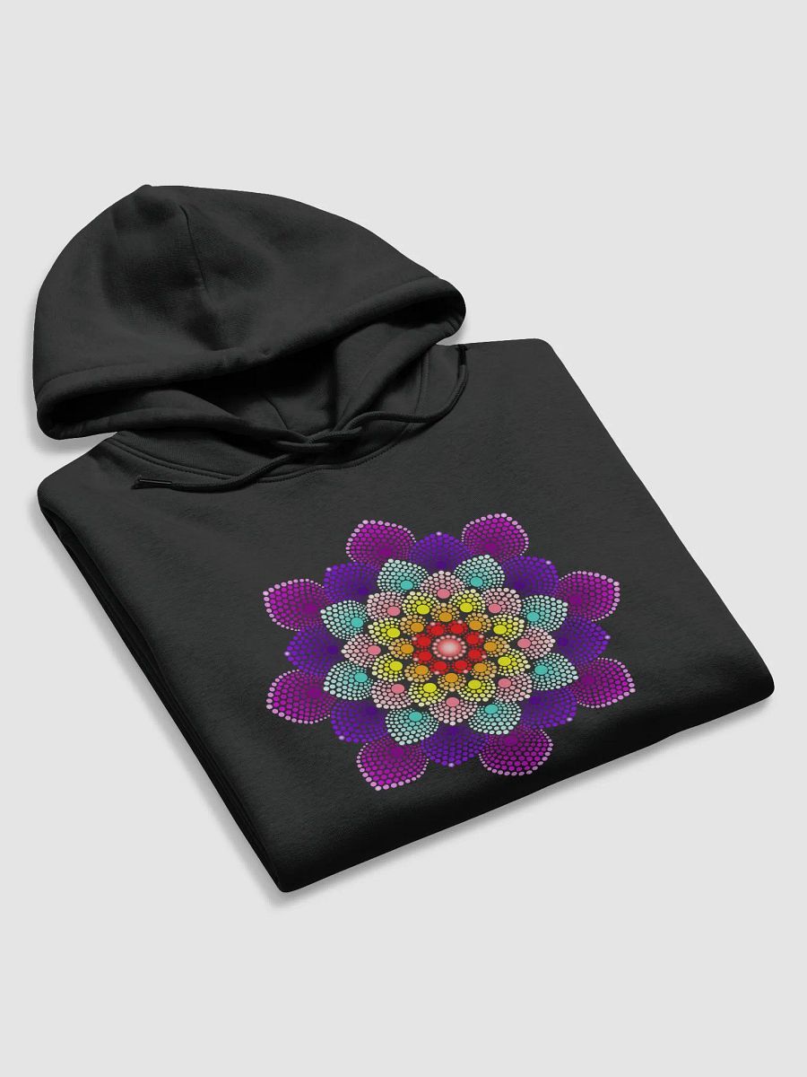 Colorful Dot Mandala Unisex Eco Hoodie product image (5)