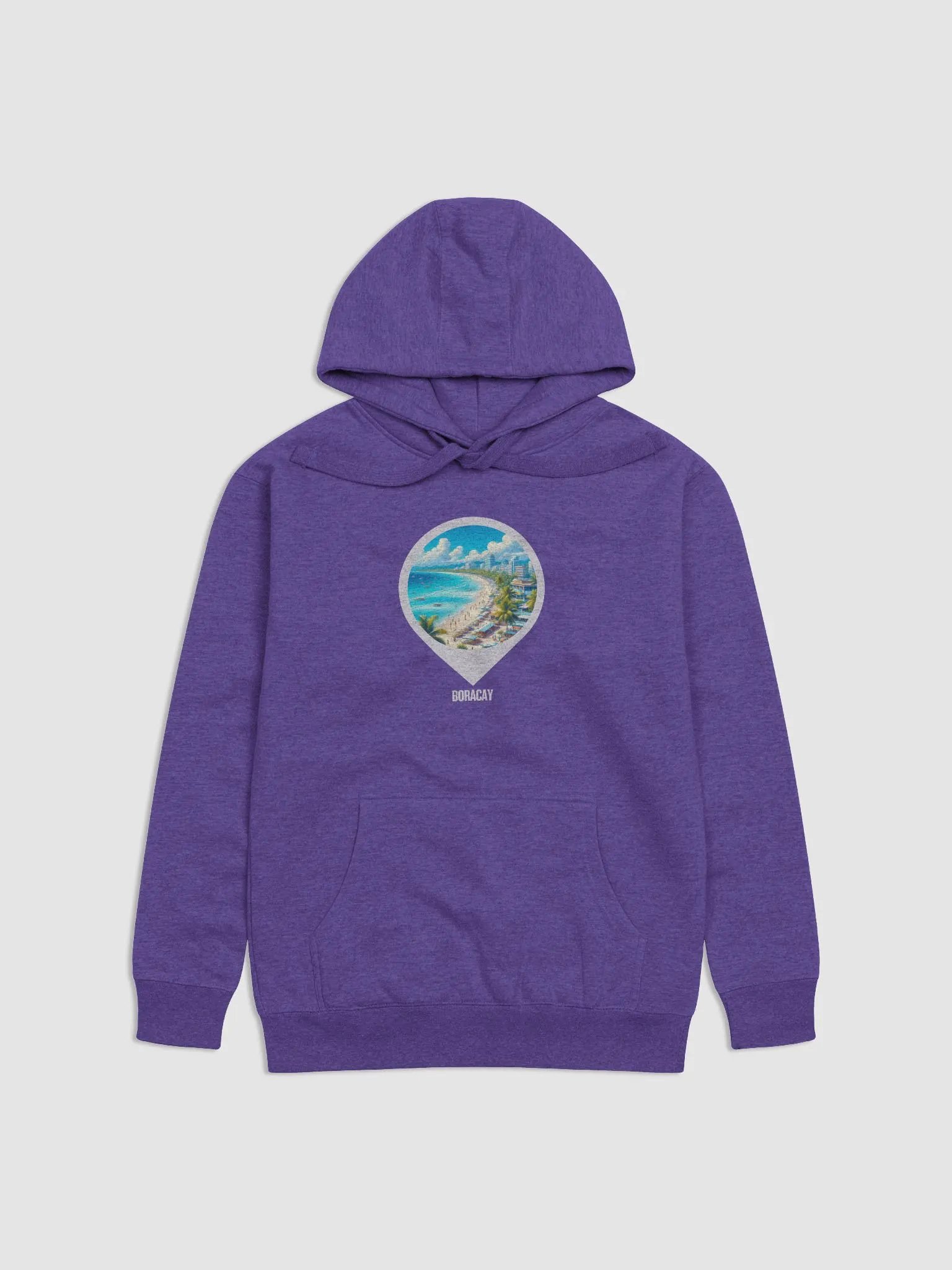 Beach Vibes Unisex Hoodie | AI Design Bocaray Island product image (2)