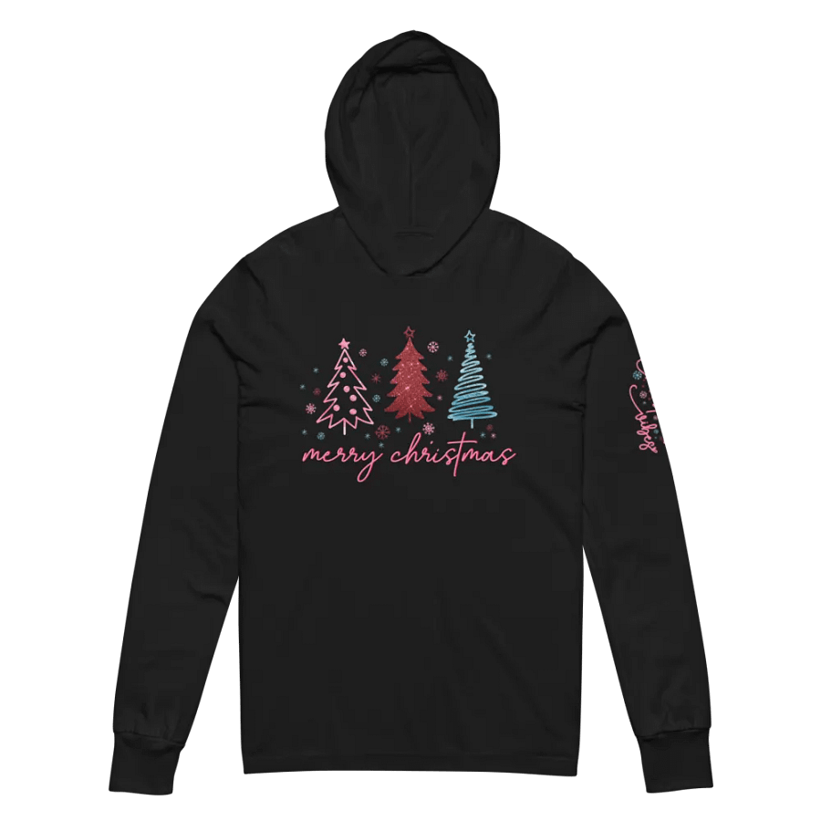 Glittery Christmas Trees Hooded Tee product image (2)