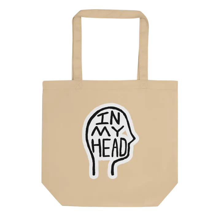 In My Head (bubble design) tote bag product image (1)