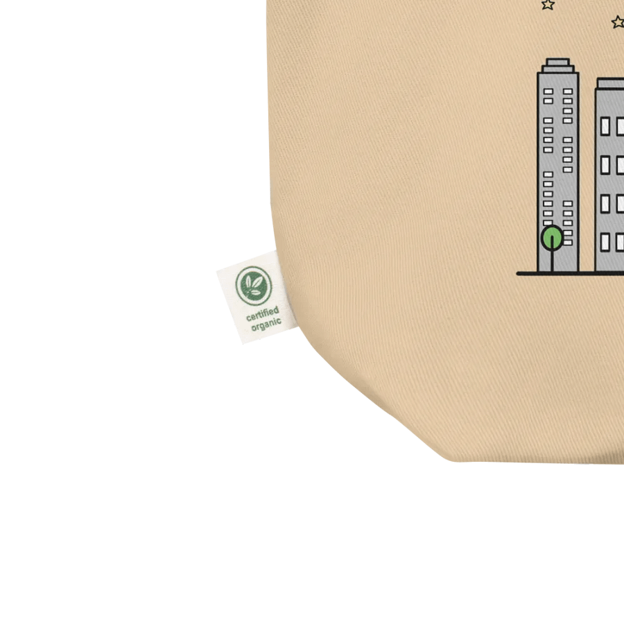 Vegan Unicorn Flying Over Manhattan - Organic Tote Bag product image (2)