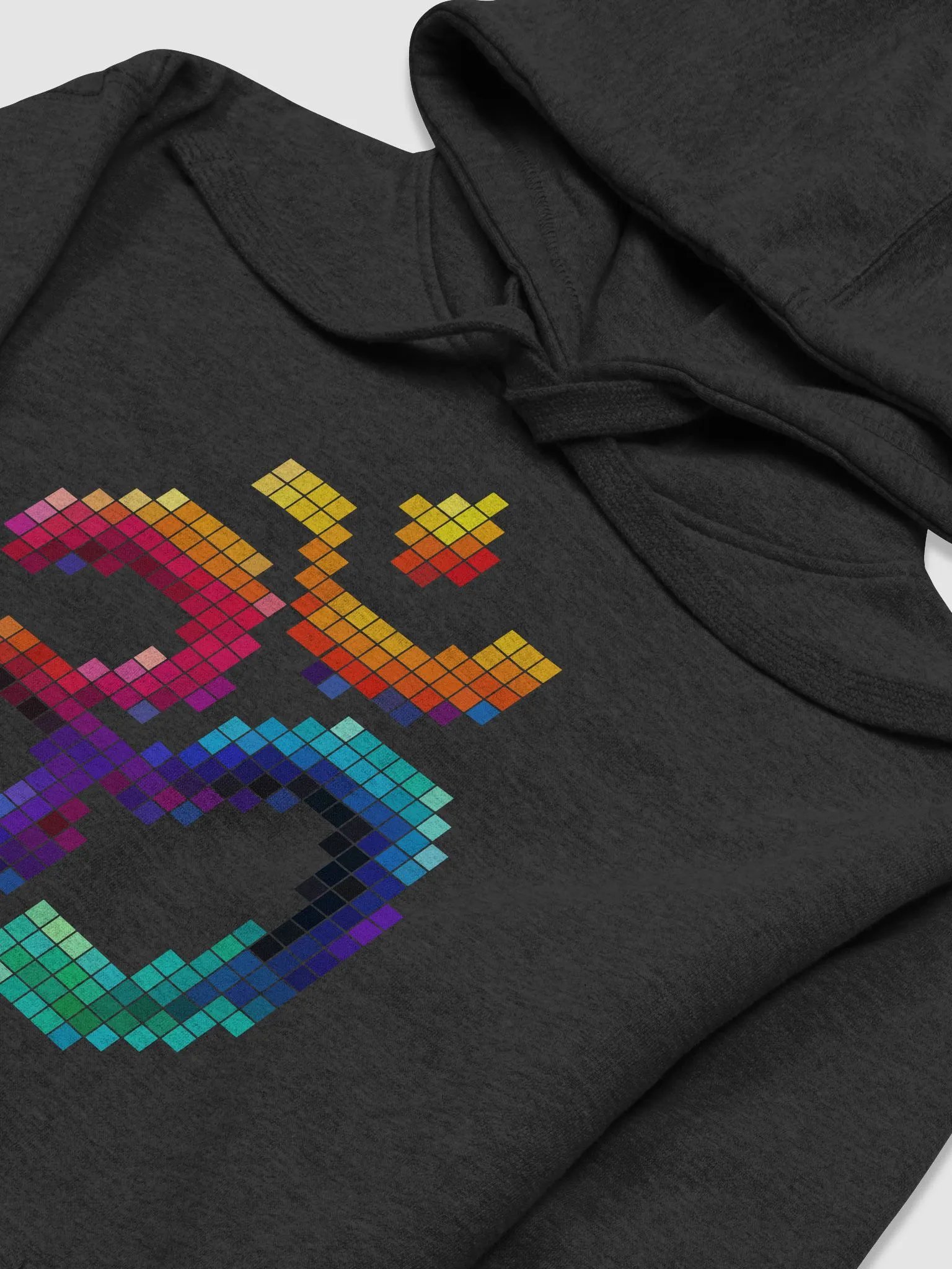 Pixelated Om Symbol Unisex Hoodie product image (9)